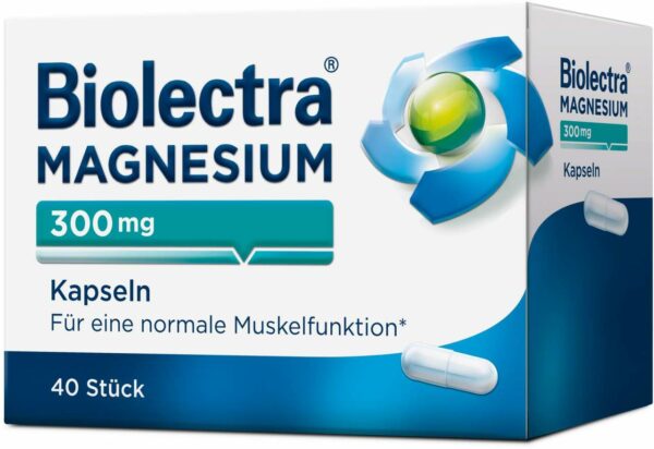 Biolectra Magnesium 300 mg 40 Kapseln