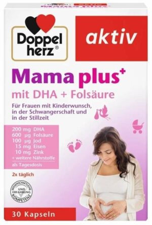 Doppelherz Mama Plus Mit Dha + Folsäure 30 Kapseln