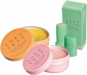 Shea Yeah Kennenlernset Body Butter 90g + Hand Balm 40g + Lip Balm 8g