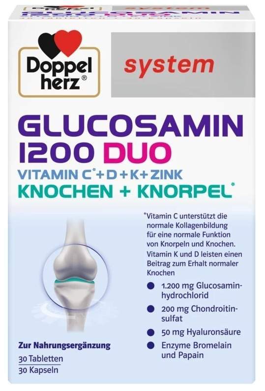 Doppelherz Glucosamin 1200 Duo 60 Tabletten