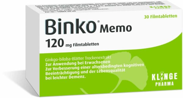 Binko Memo 120 mg Filmtabletten 30 Stück
