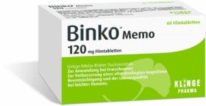 Binko Memo 120 mg 60 Filmtabletten