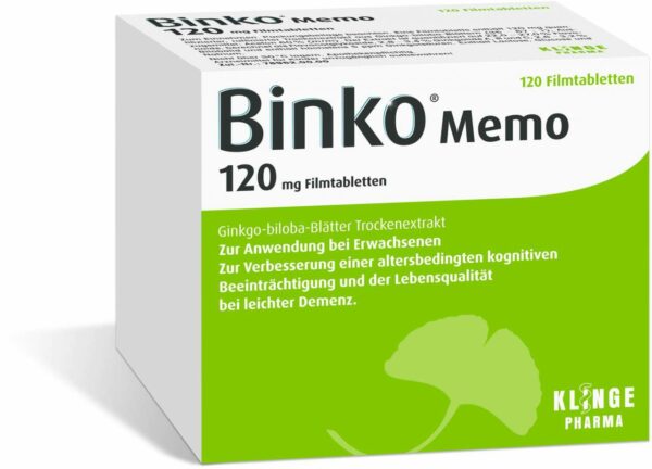 Binko Memo 120 mg 120 Filmtabletten