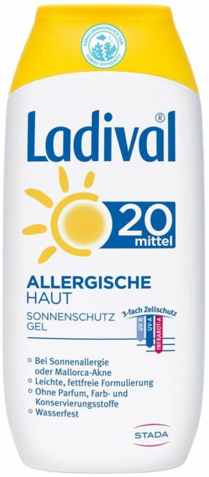 Ladival Sonnenschutz Gel Allergische Haut LSF 20 200 ml Gel