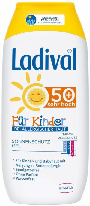 Ladival Sonnenschutz Gel bei Allergischer Haut für Kinder LSF 50+ 200 ml