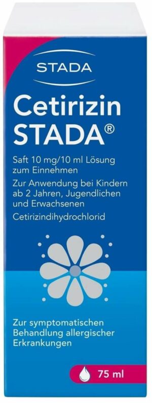 Cetirizin Stada Saft 10 mg Pro 10 ml 75 ml