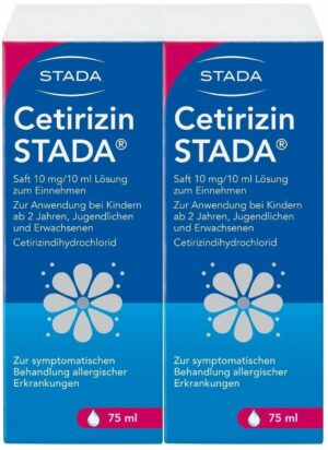 Cetirizin Stada Saft 10mg Pro 10 ml 150 ml Saft