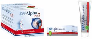 CH ALPHA Plus Trinkampullen 30 Stück + gratis CH-ALPHA Gelenk Gel 25 ml
