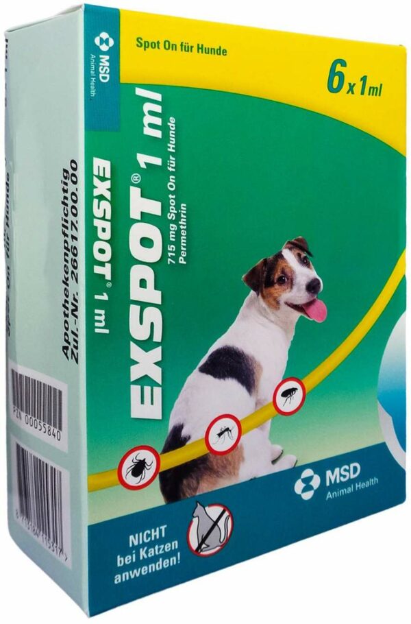 Exspot Lösung Für Hunde 6 X 1 ml