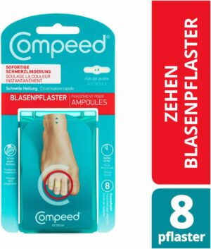 Compeed 8 Blasenpflaster an den Zehen