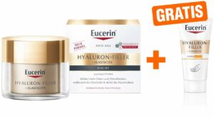 Eucerin Hyaluron Filler + Elasticity Nachtpflege 50 ml + gratis Elasticity Handcreme 20 ml