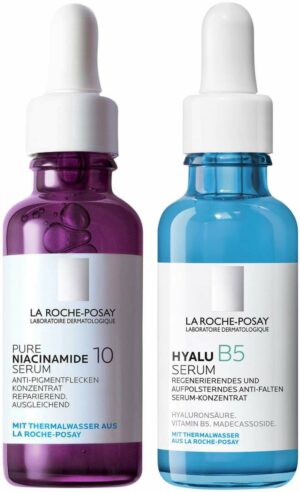 La Roche Posay Pure Niacinamide 10 Serum 30 ml + La Roche Posay Hyalu B5 Serum 30 ml