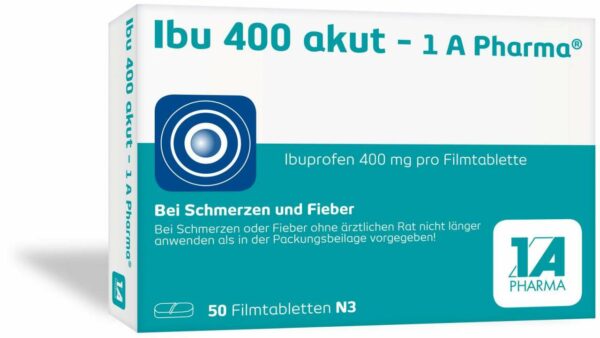 Ibu 400 akut 1A Pharma 50 Filmtabletten