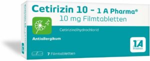 Cetirizin 10mg 1a Pharma 7 Filmtabletten