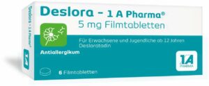 Deslora  1a Pharma 5 mg Filmtabletten 6 Stück