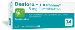 Deslora - 1a Pharma 5 mg Filmtabletten 50 Stück