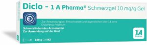 Diclo 1A Pharma Schmerzgel 10 mg je g 100 g Gel