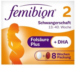Femibion 2 Schwangerschaft 56 Tabletten und 56 Kapseln Kombipackung