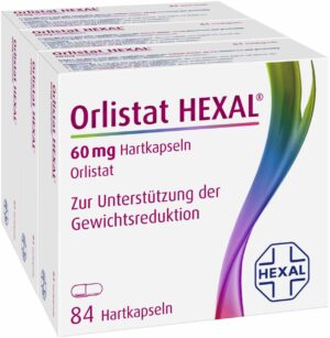 Orlistat Hexal 60 mg 3 x 84 Hartkapseln