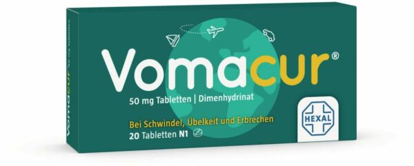 Vomacur 50 mg 20 Tabletten
