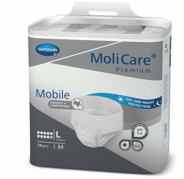 Molicare Premium Mobile 10 Tropfen Gr.L 14 Stück