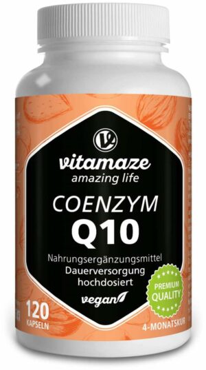 Coenzym Q10 200 mg Vegan 120 Kapseln