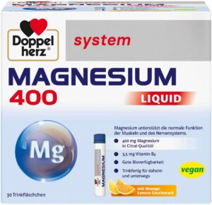 Doppelherz Magnesium 400 Liquid system 30 Trinkampullen