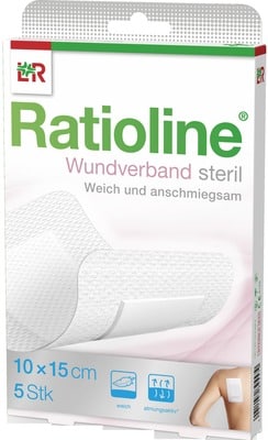 Ratioline Wundverband 15x10 Cm Steril