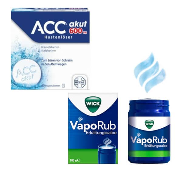 ACC akut + Wick Vaporub Set