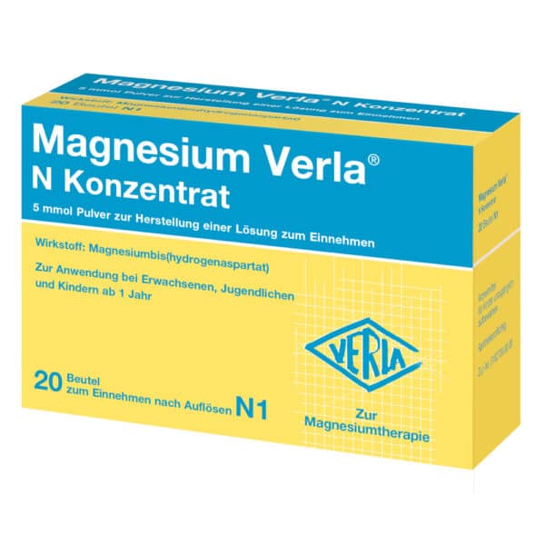 MAGNESIUM VERLA N Konzentrat Plv.z.H.e.L.z.Einn.