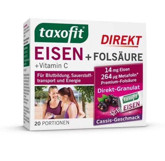 Taxofit Eisen+Folsäure Direkt-granulat