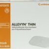 ALLEVYN Thin 5x6 cm dünne Wundauflage