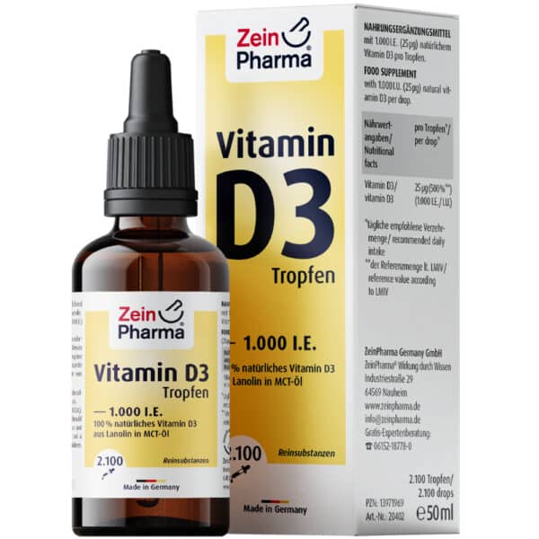 Vitamin D3 Tropfen 1.000 I.e. 2100 Trop.zeinpharma