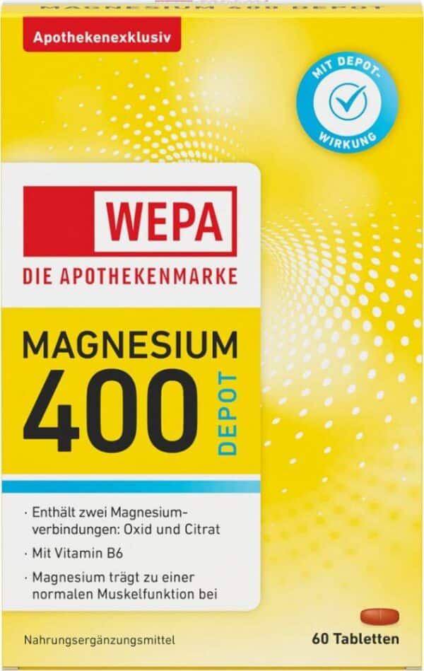 WEPA MAGNESIUM 400 DEPOT Tabletten