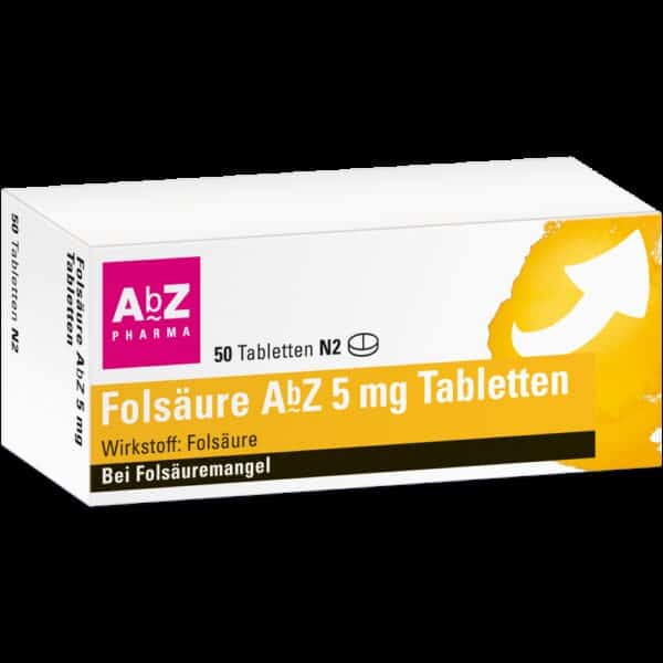 FOLSÄURE AbZ 5 mg
