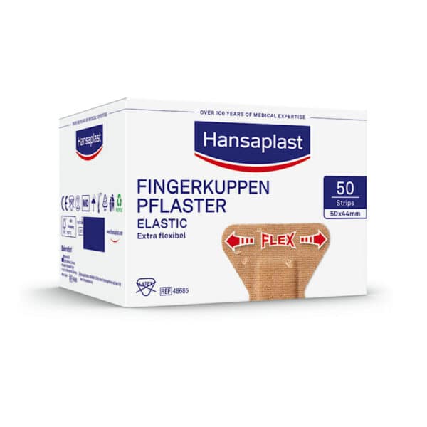 Hansaplast FINGERKUPPEN PFLASTER ELASTIC 50x44mm