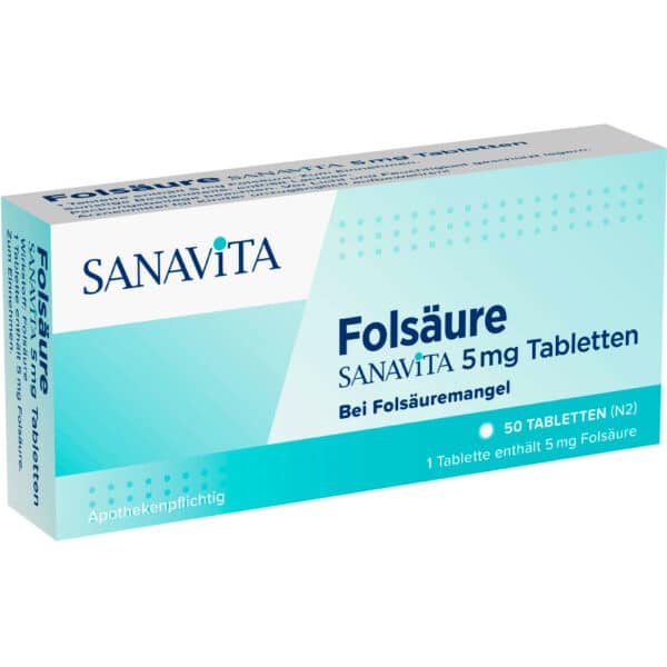 Folsäure Sanavita 5 mg
