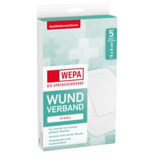 WEPA WUNDVERBAND STERIL 15x8 cm