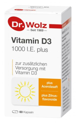 VITAMIN D3 1.000 I.E. plus Dr.Wolz Kapseln