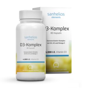 Sanhelios Vitamin D3 Sonnenvitamin-komplex Mit K2