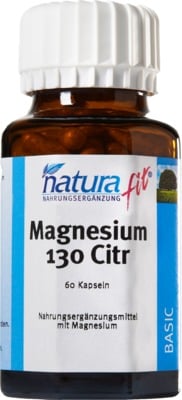 NATURAFIT Magnesium 130 Citr Kapseln