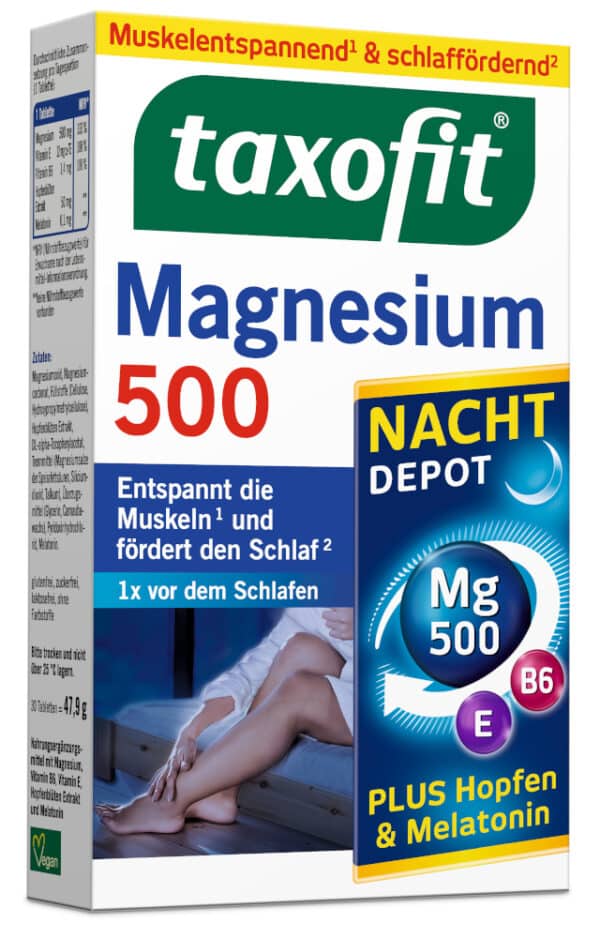 taxofit MAGNESIUM 500 Nacht