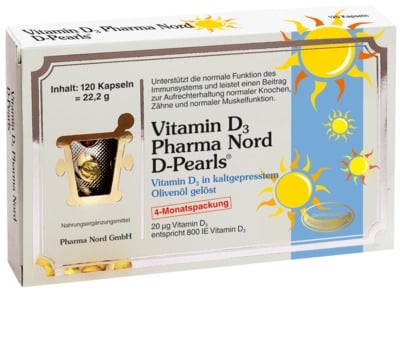 VITAMIN D3 Pharma Nord 20 µg Kapseln