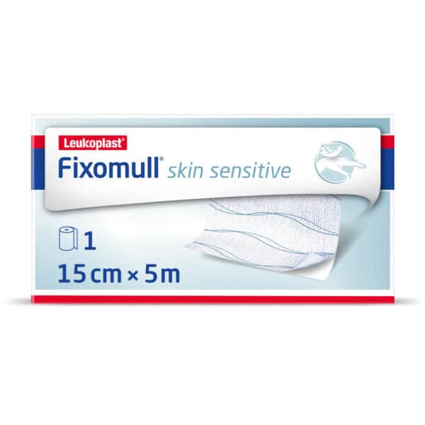 Fixomull skin sensitive Vollflächige Fixierung für die Sekundärfixierung 15 cm x 5 m