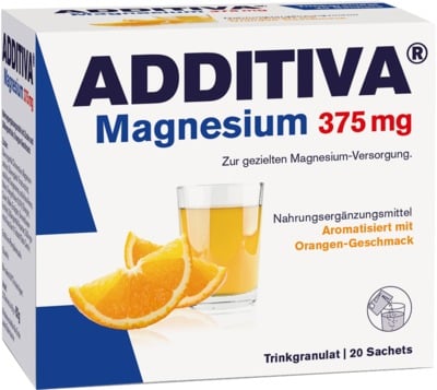 ADDITIVA Magnesium 375 mg Granulat Orange