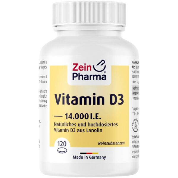 Vitamin D3 14.000 I.e. Softgel-kapseln Zeinpharma