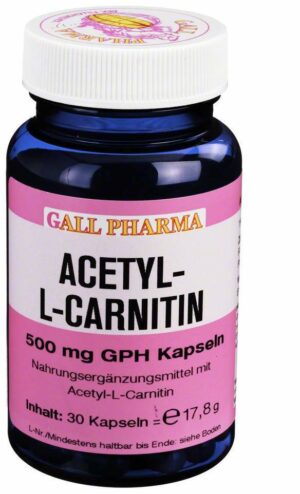 Acetyl-L-Carnitin 500mg Kapseln