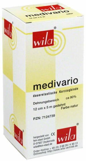 Medivario Binde 5mx12cm Natur