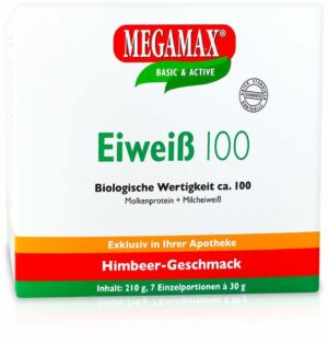 Eiweiss 100 Himbeer Megamax 7 X 30 G Pulver