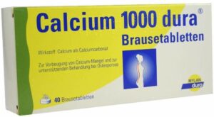 Calcium 1000 Dura Brausetabletten 40  Brausetabletten